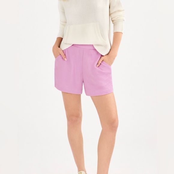 Orchid Terry Knit Skipper Short - Picture 2 of 6